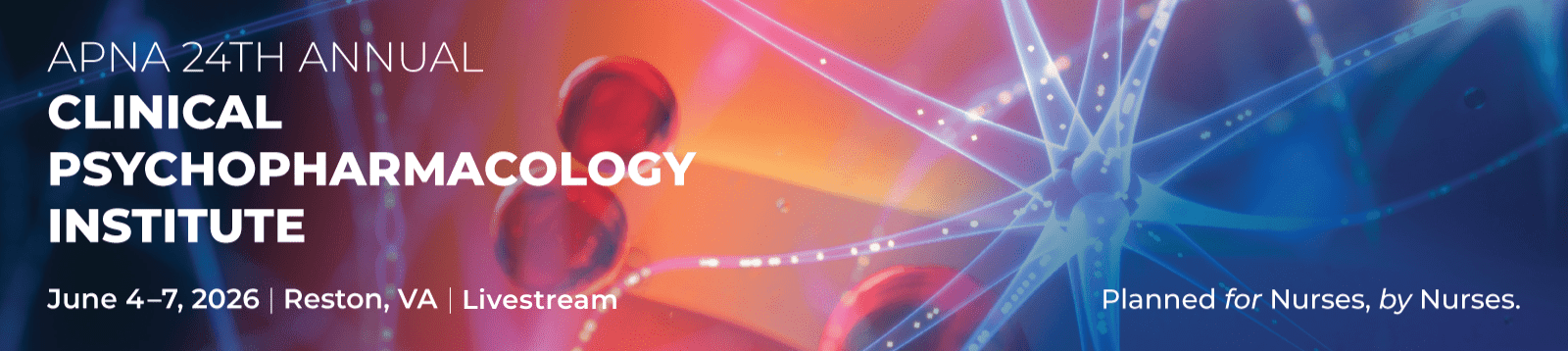 APNA Clinical Psychopharmacology Institute 2026 Web Banner 